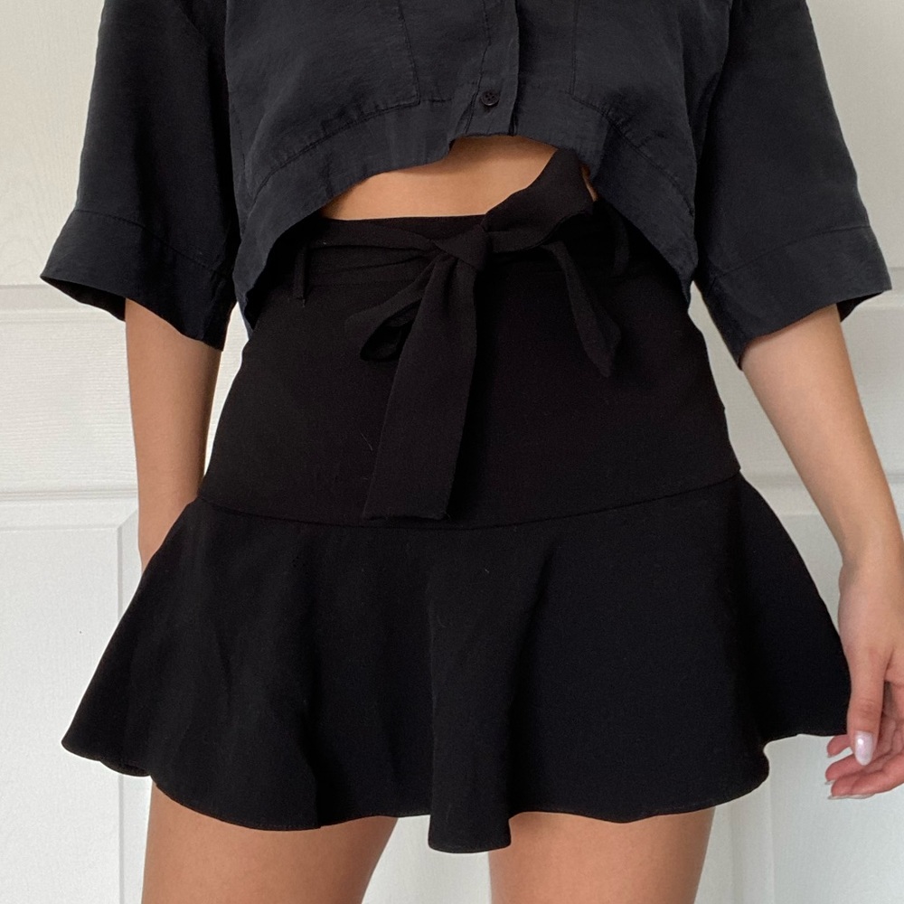 Zara black skort
